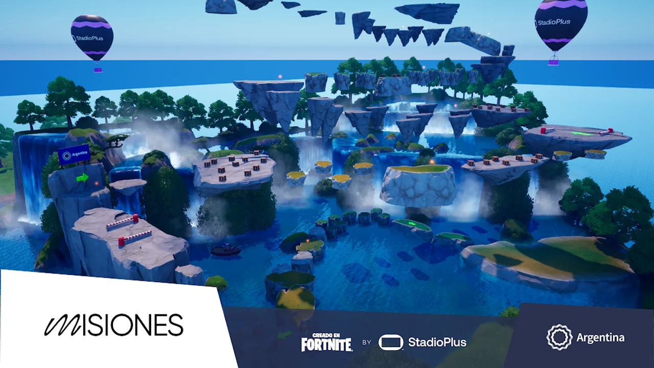 Las Cataratas del Iguazú: el nuevo paraíso tropical de Fortnite